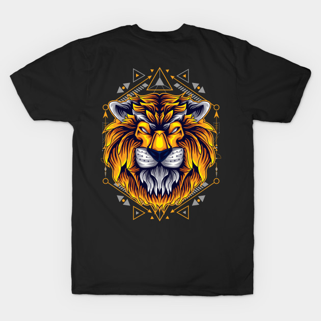 lion retro gold by SHINIGAMII